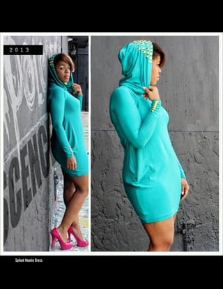 Spiked Hoodie Dress

 
