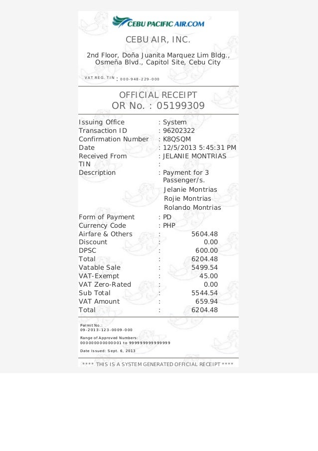 official receipt pdf