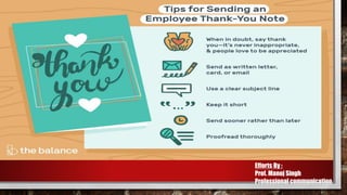 Efforts By :
Prof. Manoj Singh
Professional communication
 