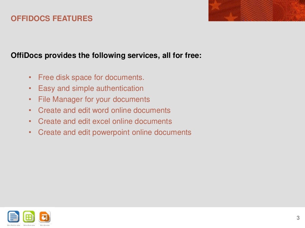 Offidocs Office Suite To Edit Excel Online And Word Online