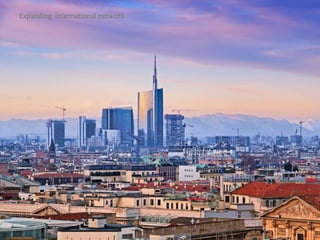 Expanding international network
 