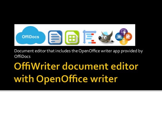 openoffice for ipad