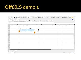 OffiXLS online editor for Excel XLS spreadsheets from Offidocs