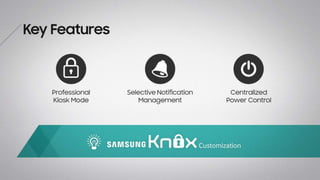 KNOX Customization for Retail Industry 
