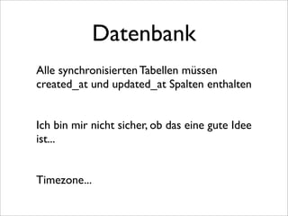 Offline Arbeiten