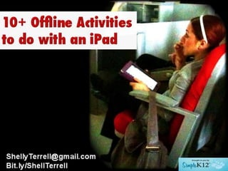15 Offline Activities with an iPad