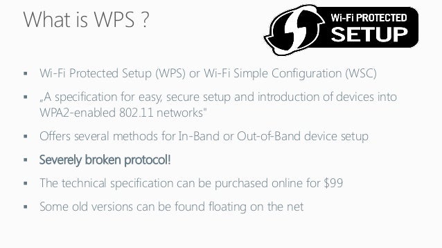 wifi protected setup