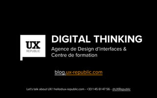 Offline first @UXRepublic