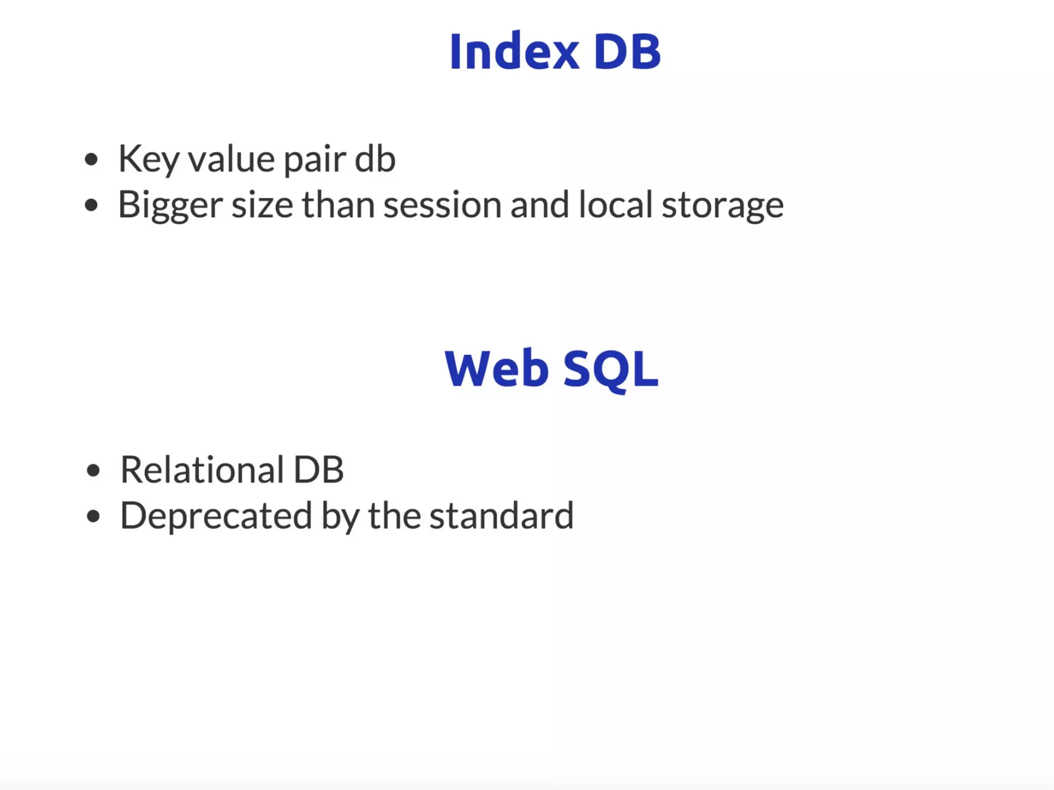 Offline First Applications