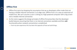 Offline First Design Offline first architecture + XOFF | PPTX