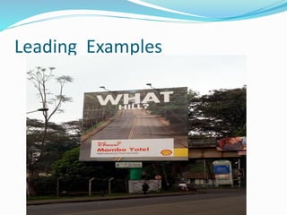Leading Examples
 