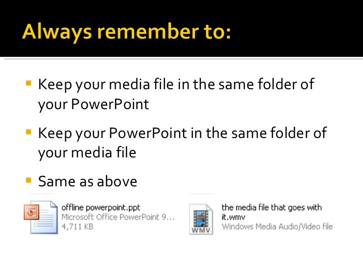 Offline powerpoint