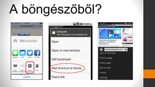 A böngészőből?
 