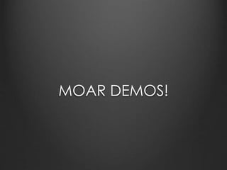 > LocalStorage
void setItem(String key, String data)
String key(int)
String getItem(String key)
void removeItem(String key)
void clear()
 