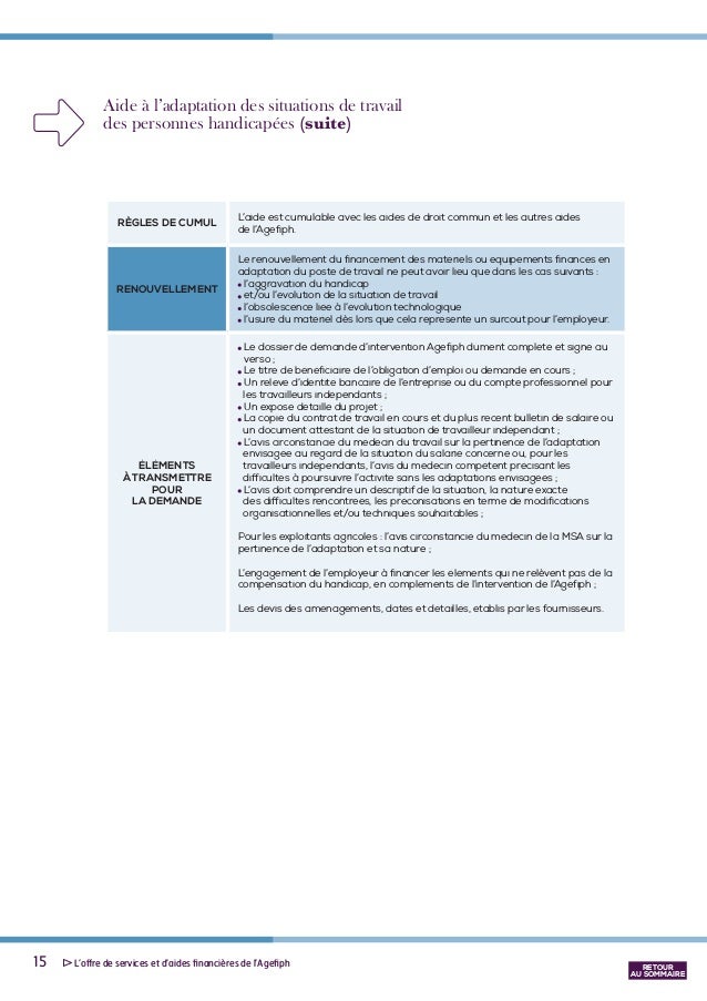 TÉLÉCHARGER DEMANDE SUBVENTION AGEFIPH AGEFIPH SUBVENTION TÉLÉCHARGER DEMANDE