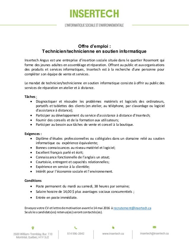 offre d’emploi en informatique – site de recrutement informatique