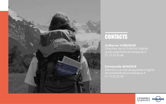 Les offres TRAVEL d'Altice Media PublicitÃ© avec Lonely Planet