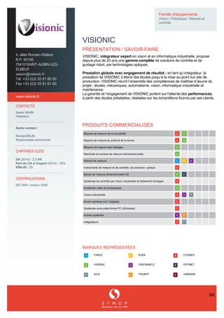 Offre en France Symop dédiée aux secteurs Mesure, Vision et Contrôle (Enova Paris 2015)
