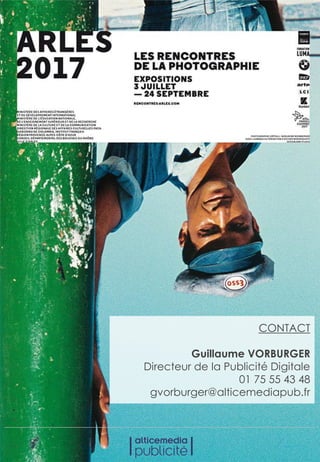 CONTACT
Guillaume VORBURGER
Directeur de la Publicité Digitale
01 75 55 43 48
gvorburger@alticemediapub.fr