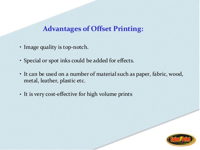 disadvantages printing offset digital vs Offset printing printing