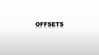 Offsets