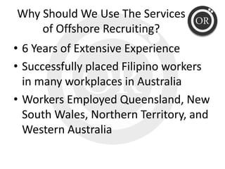 Offshore Recruiting Presentation