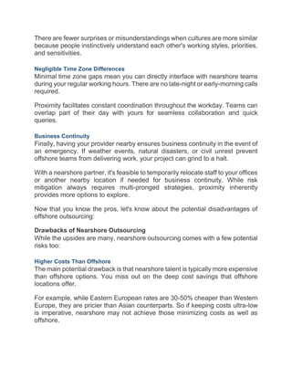 Offshore vs Nearshore Outsourcing: Which One To Choose for Your Project ...