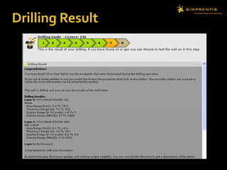 Water depthBefore choosing a rig, you need to check your water depth Find this at the bottom of the BLOCK page