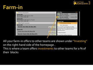 Task 3 Exploration DrillingHQ is happy with the license awarded.Challenge: Farm-out minimum 20% from your license – and farm-in as much as you can in other good licenses.Acquire 3D Seismic interpretations for the block you operate, and study the results from the licensing roundGet others to invest 20% or more in your license – you can show/send 3D seismic