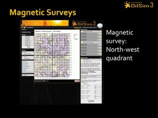 Magnetic survey: North-west quadrant Magnetic Surveys 