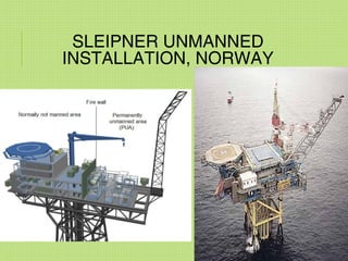 SLEIPNER UNMANNED
INSTALLATION, NORWAY
 