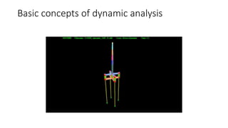 Basic concepts of dynamic analysis
 