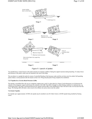 Offshore Structures major structural concepts (jacket-based, GBS-based ...