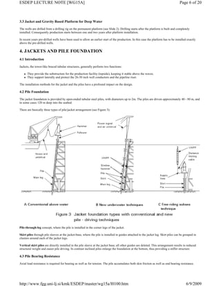 Jacket Based Substructure Offshore Structures major structural concepts (jacket-based, GBS-based ...