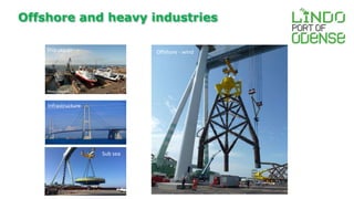 Offshore and heavy industries 
Infrastructure 
Foto: FAYARD A/S 
Ship repair 
Photo: Fayard 
Photo: Sund og Bælt 
Offshore - wind 
Sub sea 
 