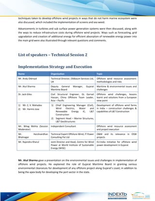Offshore Wind Power Potential of Gujarat Vibrant | PDF