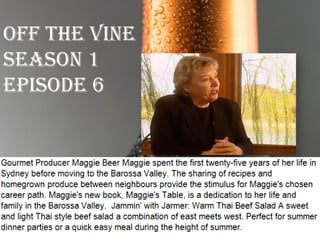 Off The Vine
Season 1
Episode 6
 