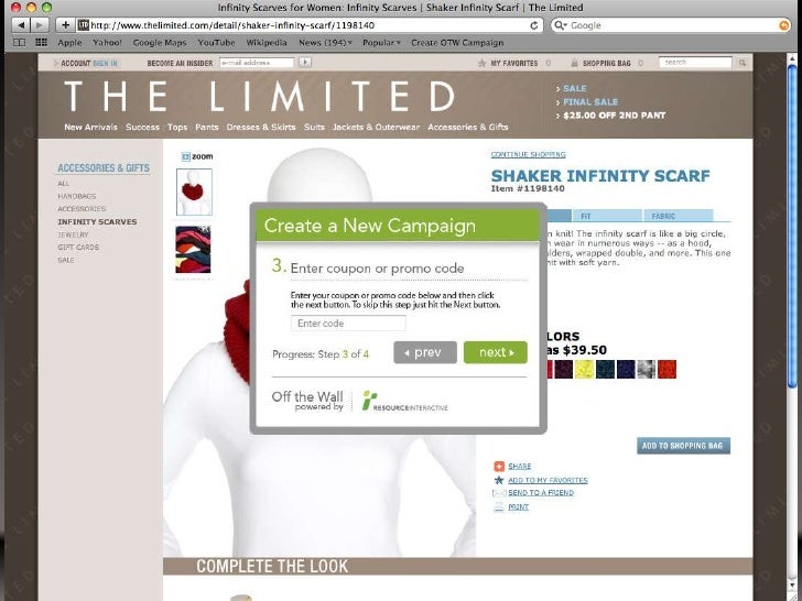 off the wall website