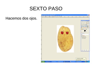 CUARTO PASO Recortamos la cereza y la preparamos para copiarla.