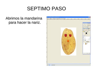 QUINTO PASO La copiamos a la patata.