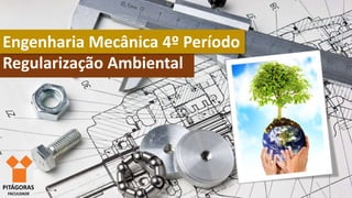 Regularização Ambiental
Engenharia Mecânica 4º Período
PITÁGORAS
FACULDADE
 