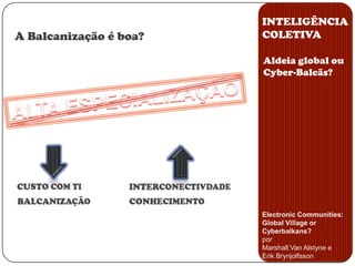 INTELIGÊNCIA COLETIVAComo abordar a questão da mudançaclimática global?Combinando o melhor de cada ideiaThomas W. Maloneclimatecolab.org/web/guest