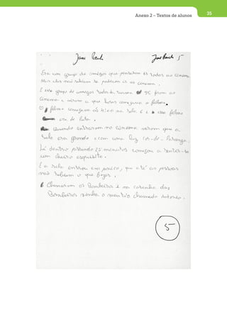 Anexo 2 – Textos de alunos   35
 