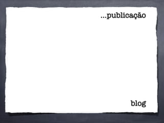 ...publicação
blog
 