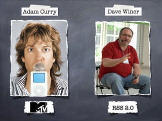 Adam Curry Dave Winer
RSS 2.0
 