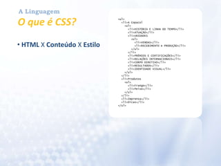 “ A Lingugagem do Webdesigner ”