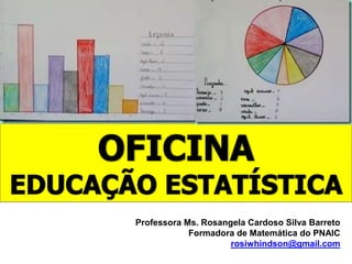 Professora Ms. Rosangela Cardoso Silva Barreto 
Formadora de Matemática do PNAIC 
rosiwhindson@gmail.com 
 