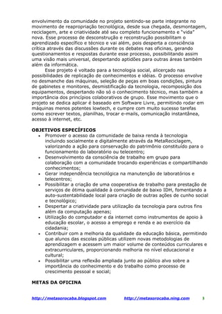 Oficina MetaSorocaba 2008 