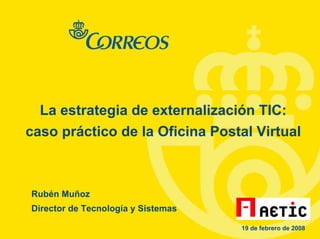 Oficina Postal Virtual Web Aetic Correos