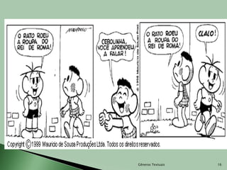 Gêneros Textuais16